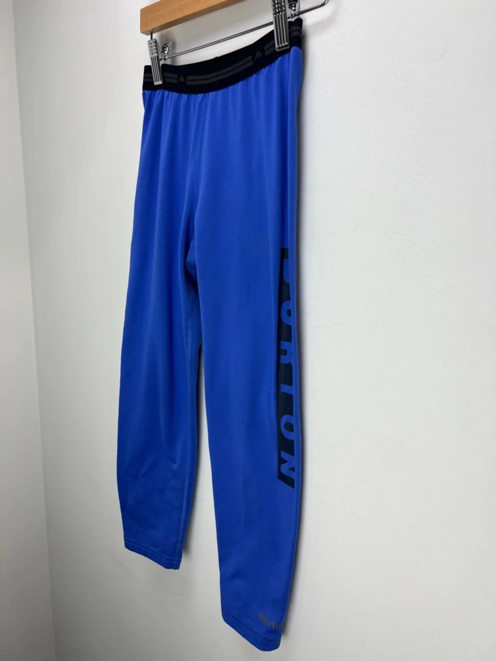 Burton Kids Midweight Base Layer Pants Blue Dryride Boys Size XS 6 / 7 Outdoor